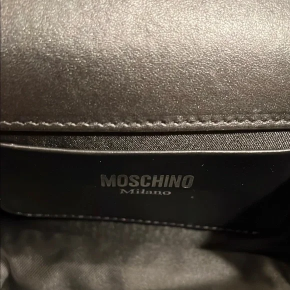 Moschino Graphic Black and Red Crossbody Bag - Picture 5 of 12